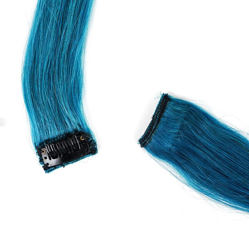 Tealblue Coloured Funky Highlights