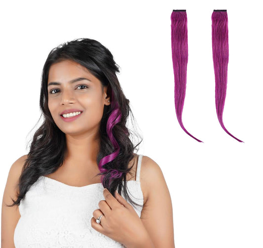 Wine Coloured Funky Highlights