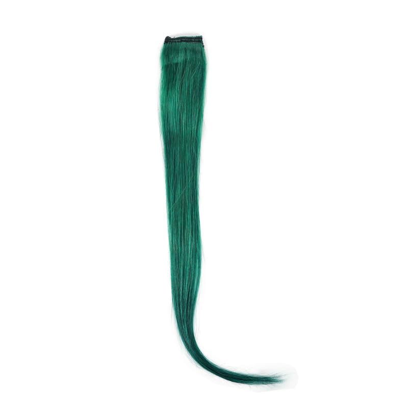 Dark Green Coloured Funky Highlights