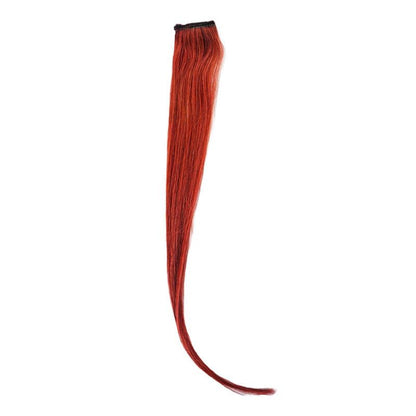 Burgundy Red Coloured Funky Highlights