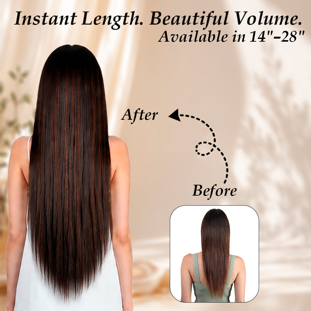 3 Clip-In Natural Human Hair Extension
