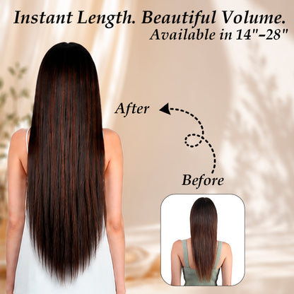 3 Clip-In Natural Human Hair Extension