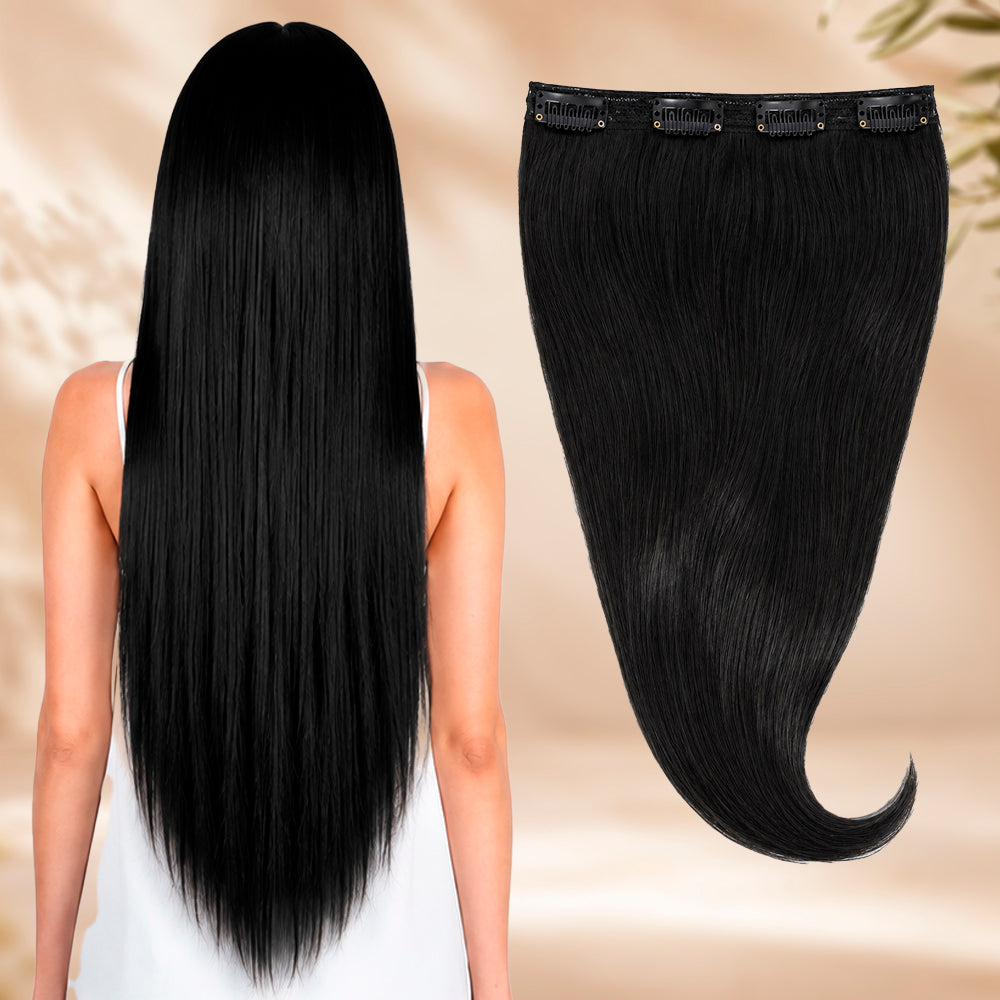 4 Clip-In Natural Human Hair Extension