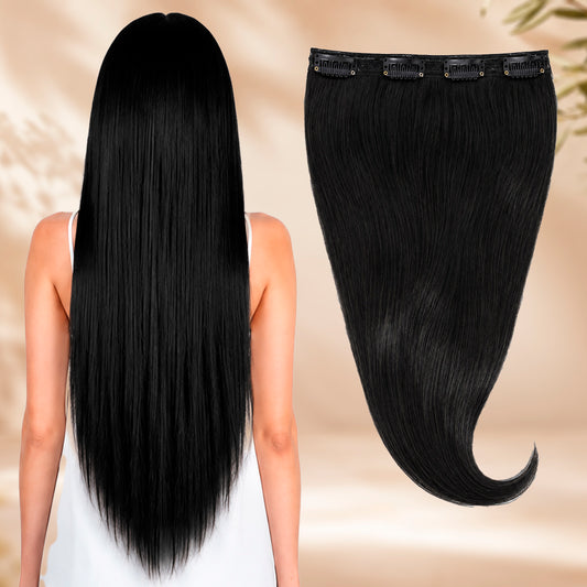 4 Clip-In Natural Human Hair Extension