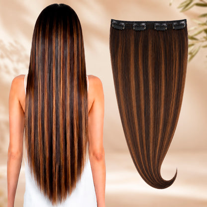 4 Clip-In Natural Human Hair Extension