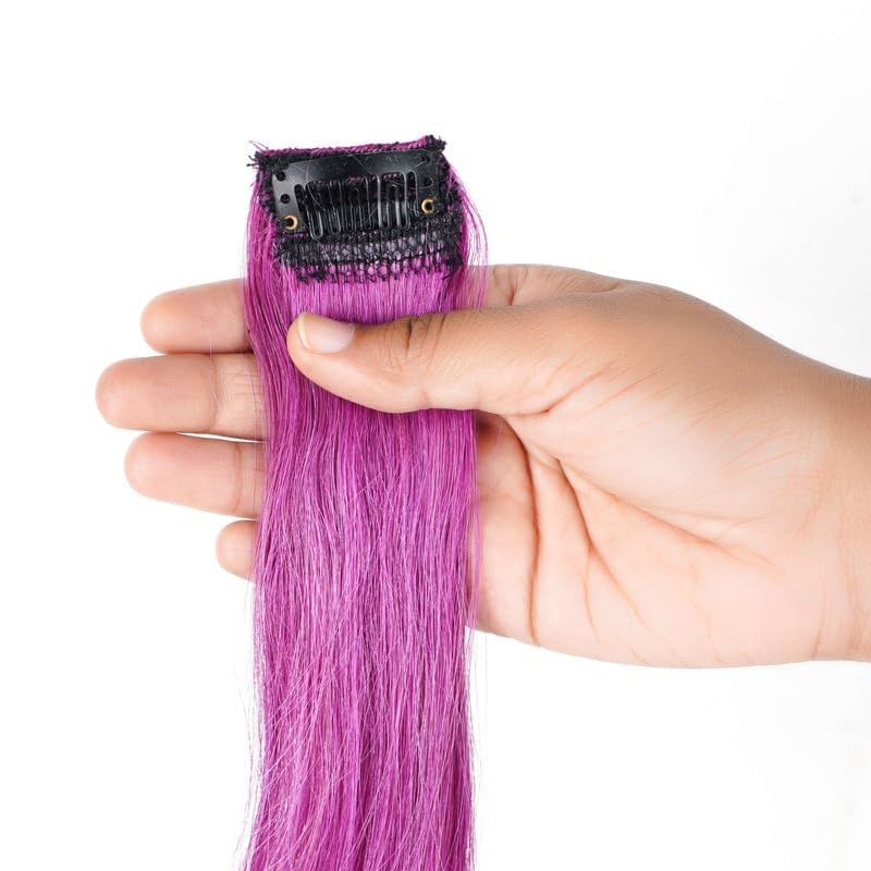 Wine Coloured Funky Highlights