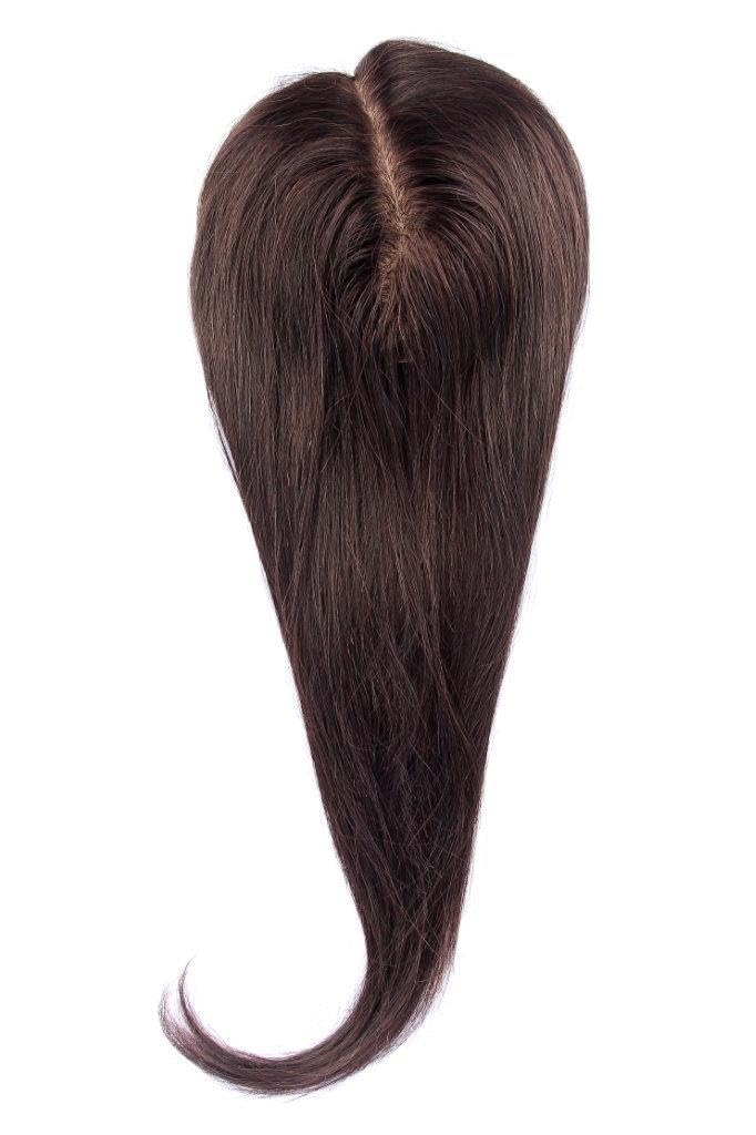 Silk Base Clip-In Invisible Hairpiece Topper