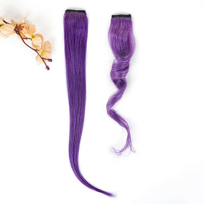 Purple Coloured Funky Highlights