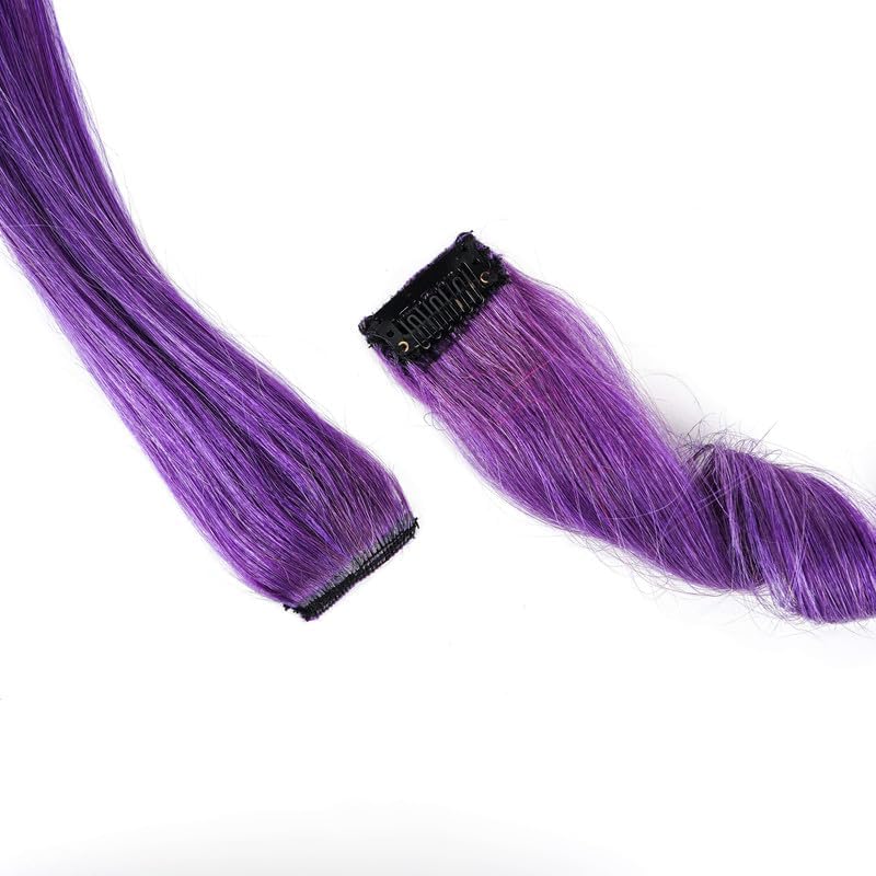 Purple Coloured Funky Highlights