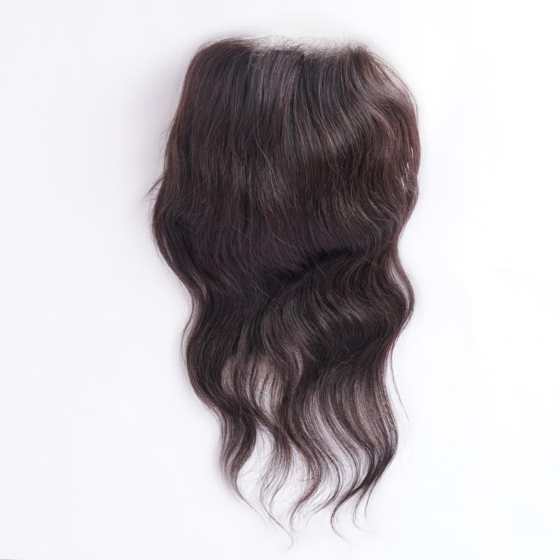 Lace Base Clip-In Invisible Hairpiece Topper