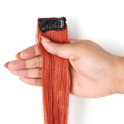 Burgundy Red Coloured Funky Highlights