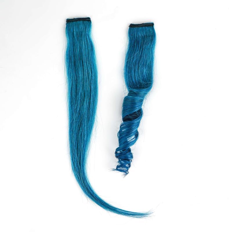 Tealblue Coloured Funky Highlights