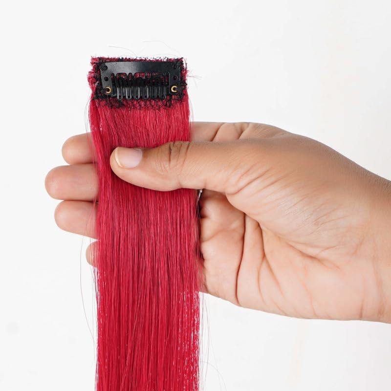 Red Coloured Funky Highlights