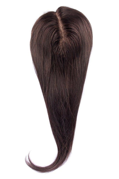 Silk Base Clip-In Invisible Hairpiece Topper