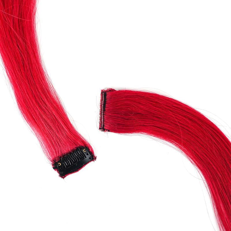 Red Coloured Funky Highlights