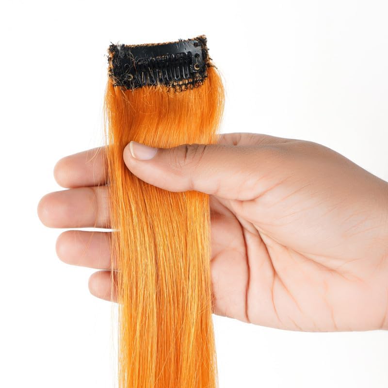 Rose Gold Coloured Funky Highlights