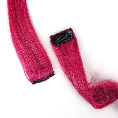 Dark Pink Coloured Funky Highlights