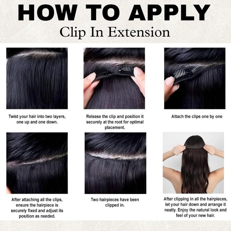 1 Clip-In Visible Hair Extension