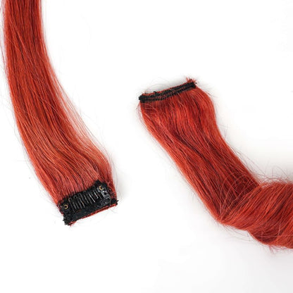 Burgundy Red Coloured Funky Highlights