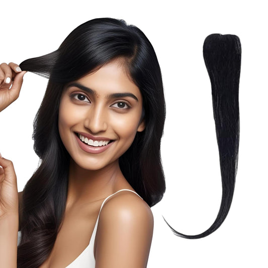 1 Clip Invisible Side Patch Hair Extension