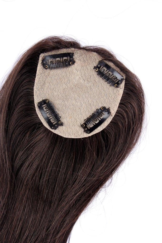 Silk Base Clip-In Invisible Hairpiece Topper