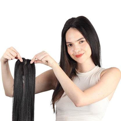 Mirage Base Clip-In Invisible Hairpiece Topper