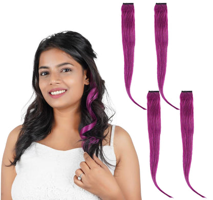 Wine Coloured Funky Highlights