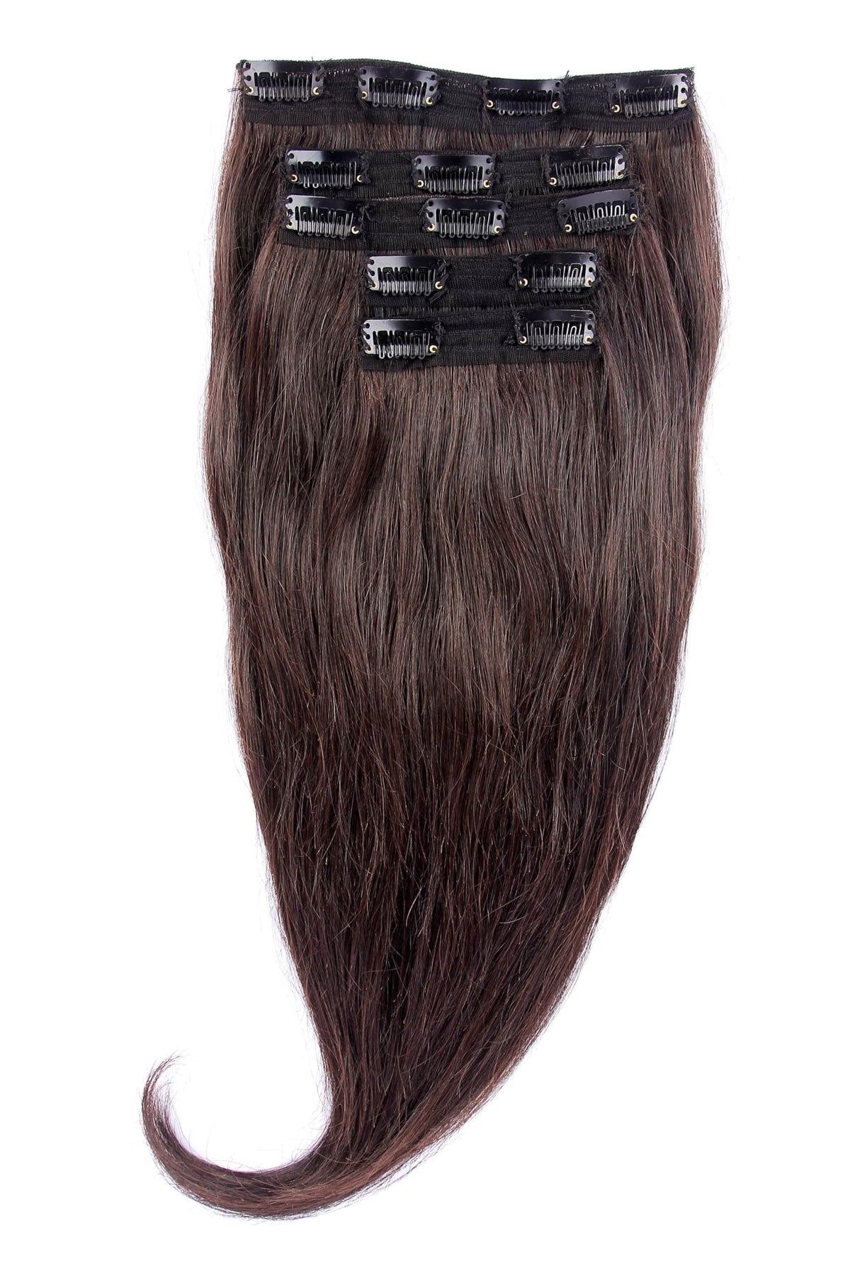 Set of 5 Clip In Hair Extension-4 Clip (1pc), 3 Clip (2pc), 2 Clip (2pc)