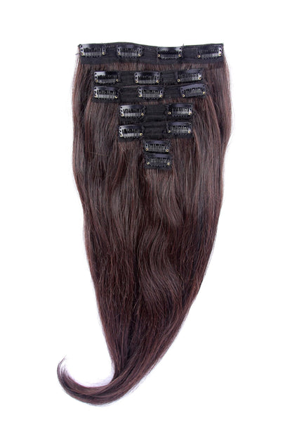 Set of 7 Clip In Hair Extension-4 Clip (1pc), 3 Clip (2pc), 2 Clip (2pc), 1 Clip (2pc)