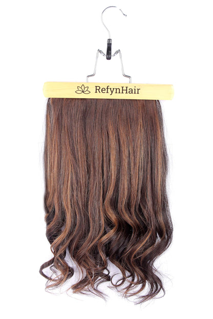 Set of 5 Clip In Hair Extension-4 Clip (1pc), 3 Clip (2pc), 2 Clip (2pc)