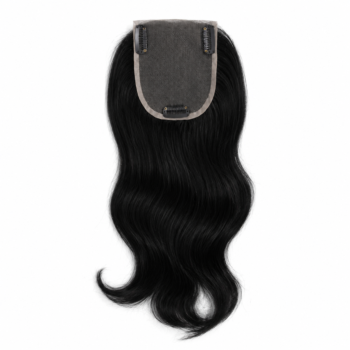 Lace Base Clip-In Invisible Hairpiece Topper