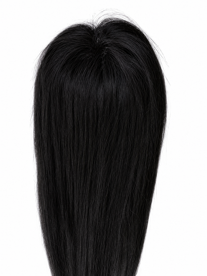 Lace Base Clip-In Invisible Hairpiece Topper