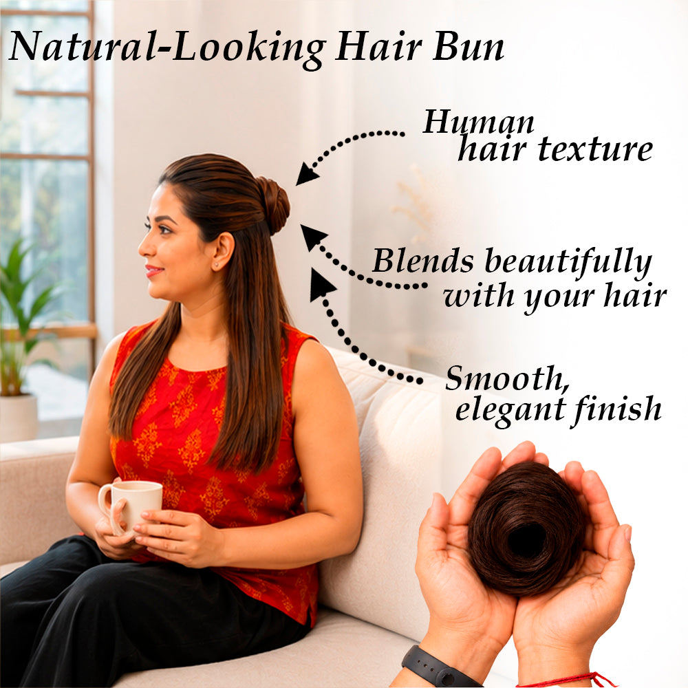 Clutcher Hair Bun Extension