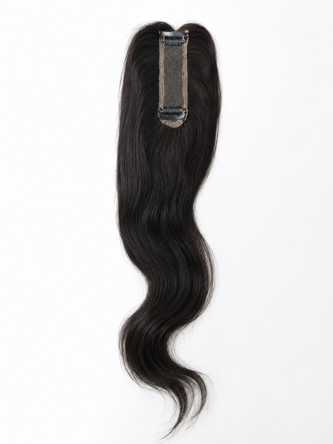 Lace Base Clip-In Invisible Hairpiece Topper