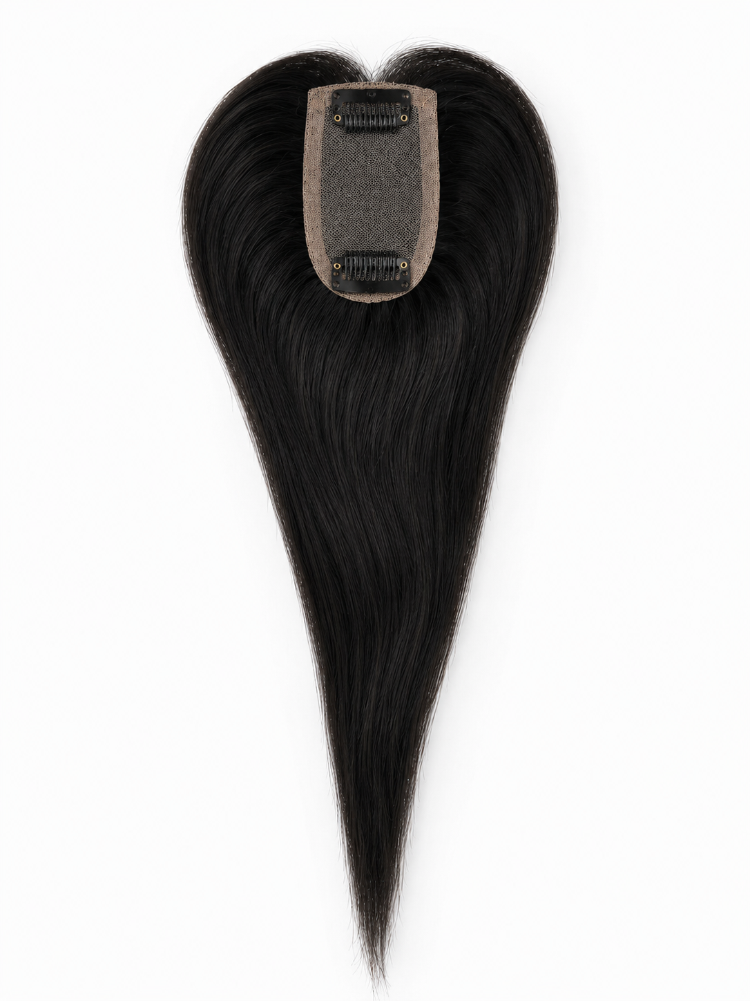 Lace Base Clip-In Invisible Hairpiece Topper
