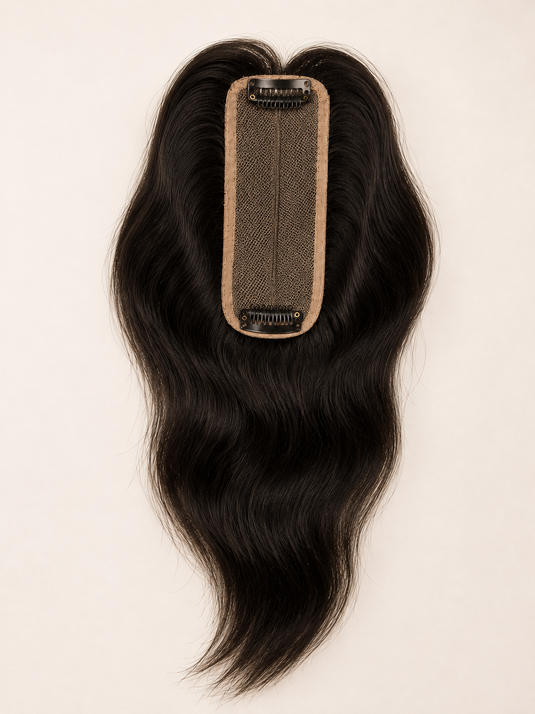 Lace Base Clip-In Invisible Hairpiece Topper