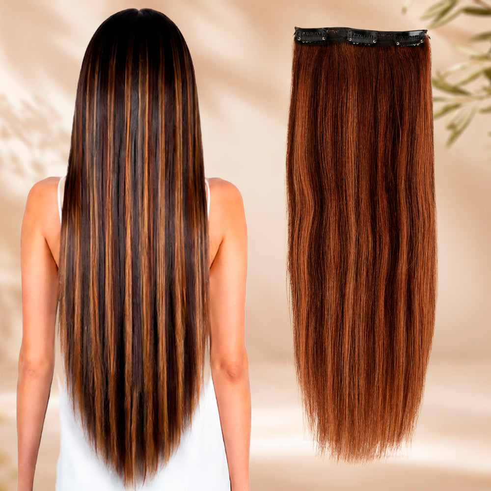 3 Clip-In Natural Human Hair Extension