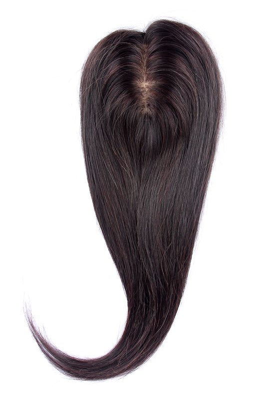 Lace Base Clip-In Invisible Hairpiece Topper