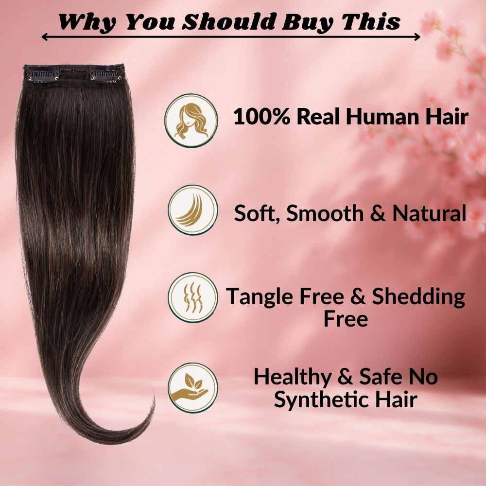 2 Clip-In Visible Hair Extension