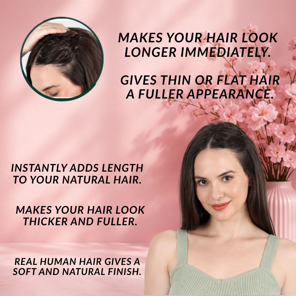 2 Clip-In Visible Hair Extension